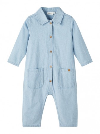 Daley loose denim suit, light blue, Lil Atelier