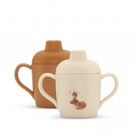 Sippy cup 2-pack, foxie, Konges sløjd