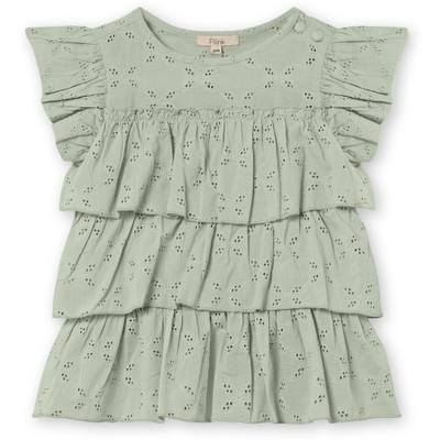 Harper top, aqua gray, Fliink