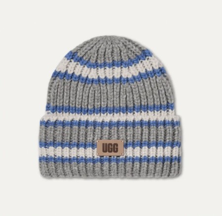 Chunky rib beanie kids, turaco blue, UGG