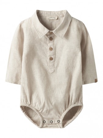Jesper body shirt, irish cream, Lil Atelier