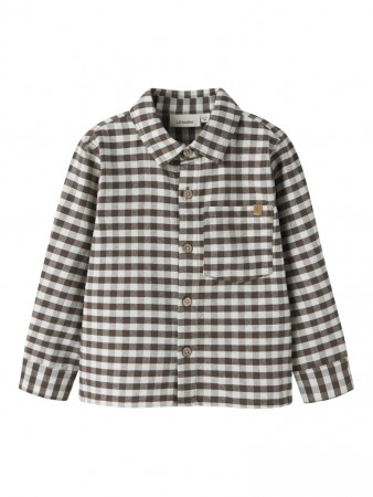 Noki loose shirt, teak, Lil Atelier