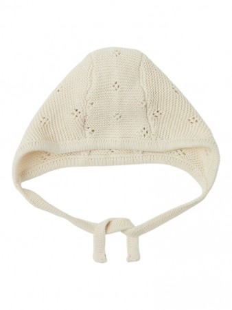 Laguna knit hat baby, turtledove, Lil Atelier