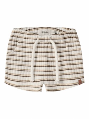 Haldur loose shorts baby, coconut milk/coca mocha, Lil Atelier
