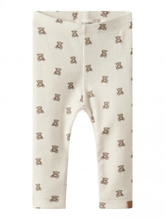 Gavo slim leggings baby, turtledove/teddy, Lil Atelier 