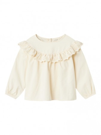 Saku loose top, turtledove, Lil Atelier
