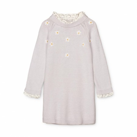 Daisy knit dress, lavendel, Fliink
