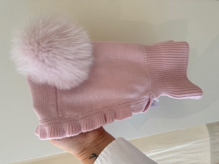 Balaclava, powder pink, Catya
