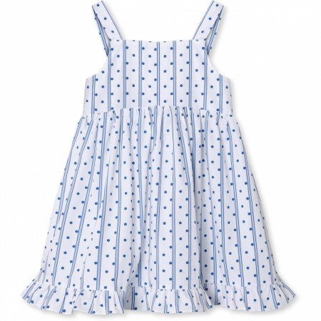 Polka dress, cloud dancer, Fliink
