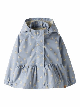 Gudrun jacket, zen blue/swan, Lil Atelier