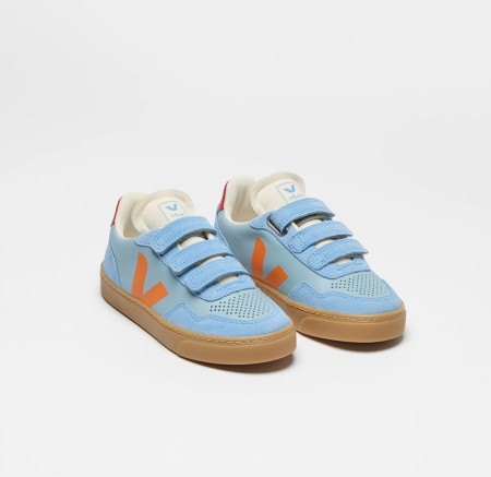 Veja V-90 LEATHER junior, STEEL FURY NATURAL