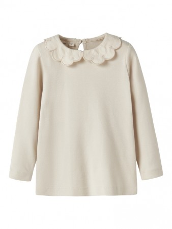 Fundo slim top girl, turtledove, Lil Atelier