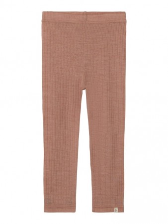 Farga slim legging wool, solid roebuck, Lil Atelier