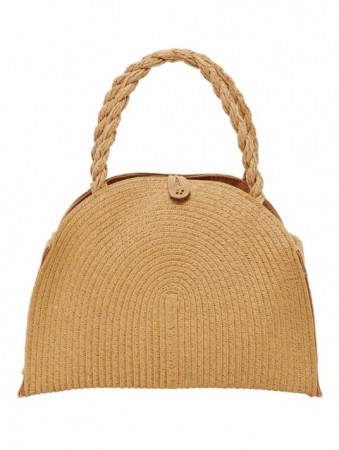 Fajan handbag, straw, Lil Atelier
