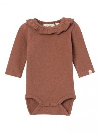 Thora slim body, carob brown, Lil Atelier