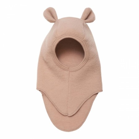 Teddy elefanthut woolfleece, dusty rose, Huttelihut