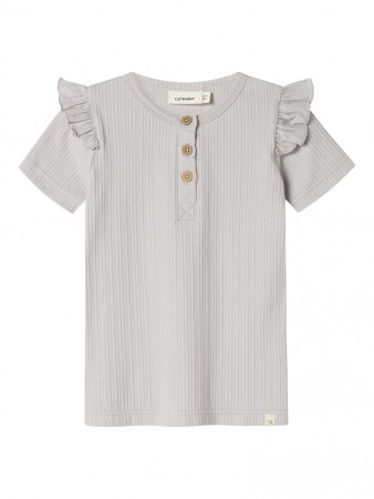 Fleura slim top, vapor blue, Lil Atelier