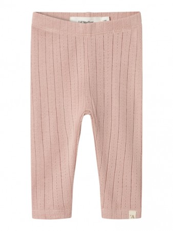 Rachel slim leggings, misty rose, Lil Atelier 
