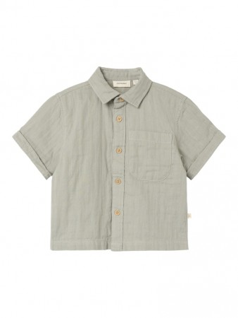 Felix loose shirt, forest fog, Lil Atelier
