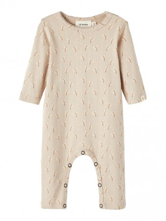 Lola night suit, mushroom, Lil Atelier