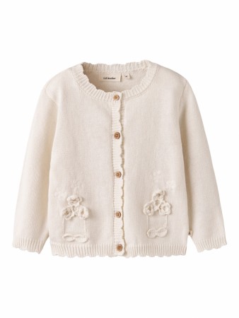 Dola knit cardigan, coconut milk, Lil Atelier