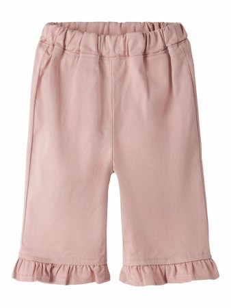 Doreen wide twill pant baby, misty rose, Lil Atelier