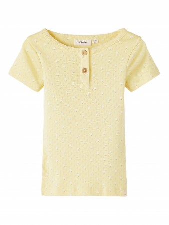 Rachello slim top summer, double cream, Lil Atelier