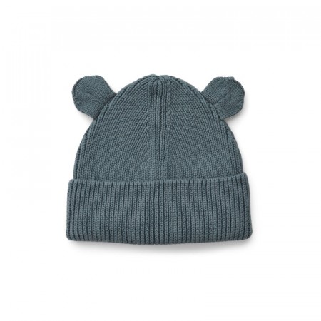 Gina beanie, whale blue, Liewood