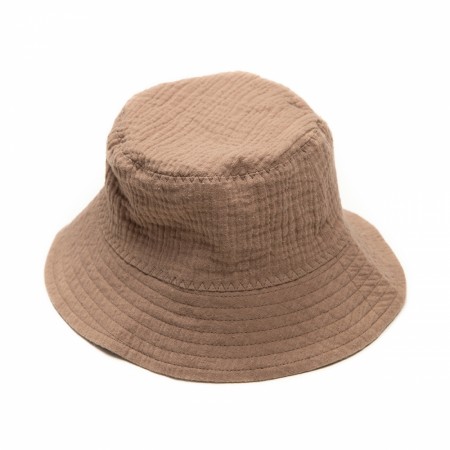 Festival bucket hat muslin, nougat, Huttelihut