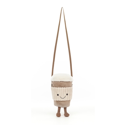Amuseables coffee to go bag, Jellycat