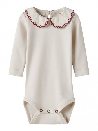 Fundo lia slim body, turtledove/biking red, Lil Atelier