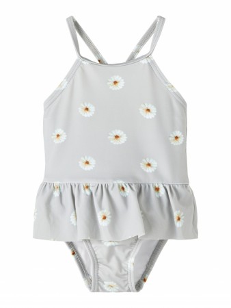 Fiona strap swim suit baby, harbor mist, Lil Atelier