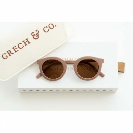 Solbriller voksne, burlwood, Grech & co