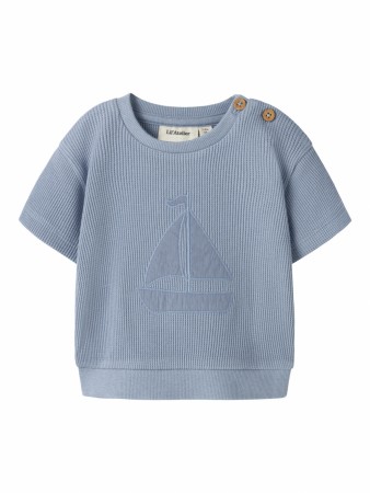 Harun loose sweat baby, dusty blue, Lil Atelier