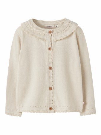 Hao knit cardigan, coconut milk, Lil Atelier