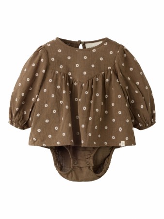 Hulla loose body shirt, teak, Lil Atelier