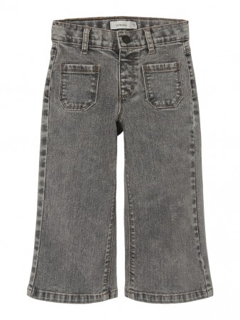 Bella wide jeans, light grey denim, Lil Atelier