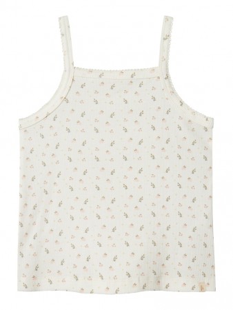 Gago loose strap top, coconut milk, Lil Atelier 