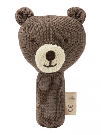 Olano knit rattle, rain drum, Lil Atelier