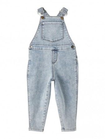 Kim denim loose overall, medium blue, Lil Atelier