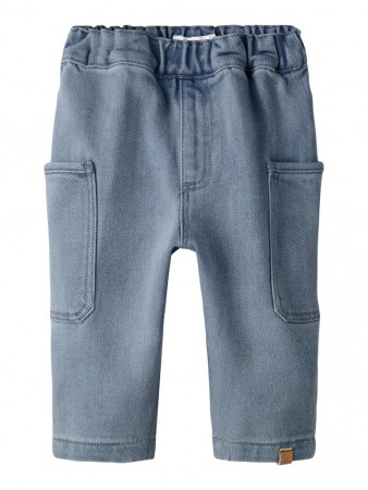 Lulia baggy jeans baby, medium blue, Lil Atelier