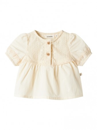 Daisy loose shirt baby, turtledove, Lil Atelier