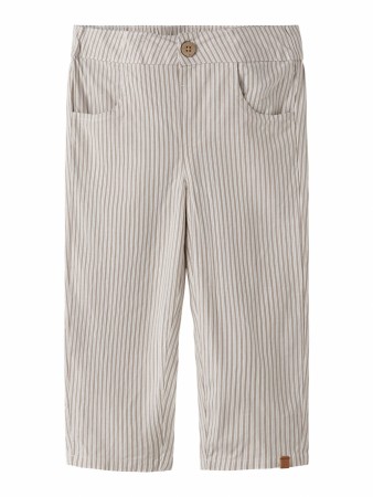 Helo loose pant, coconut milk/coca mocha, Lil Atelier