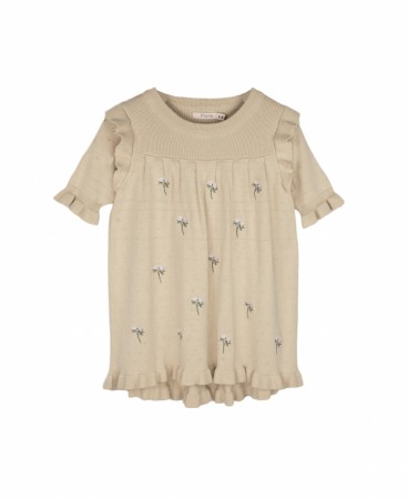 Fame knit dress, sandshell, Fliink