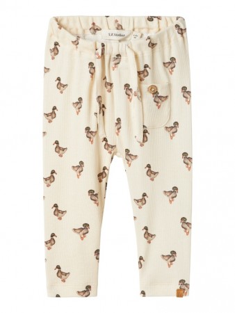 Gavo loose pant, turtledove/duck, Lil Atelier