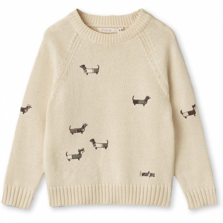 Mahdi dog pullover, sandshell, Fliink
