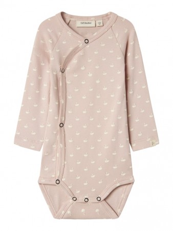 Gayo slim wrap body, peach whip/swan, Lil Atelier