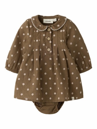 Hulla loose body dress, teak, Lil Atelier 