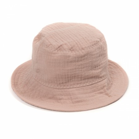 Festival bucket hat muslin, old rose, Huttelihut