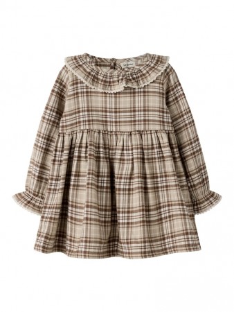 Renrik loose dress, white pepper, Lil Atelier - FORHÅNDSBESTILLING